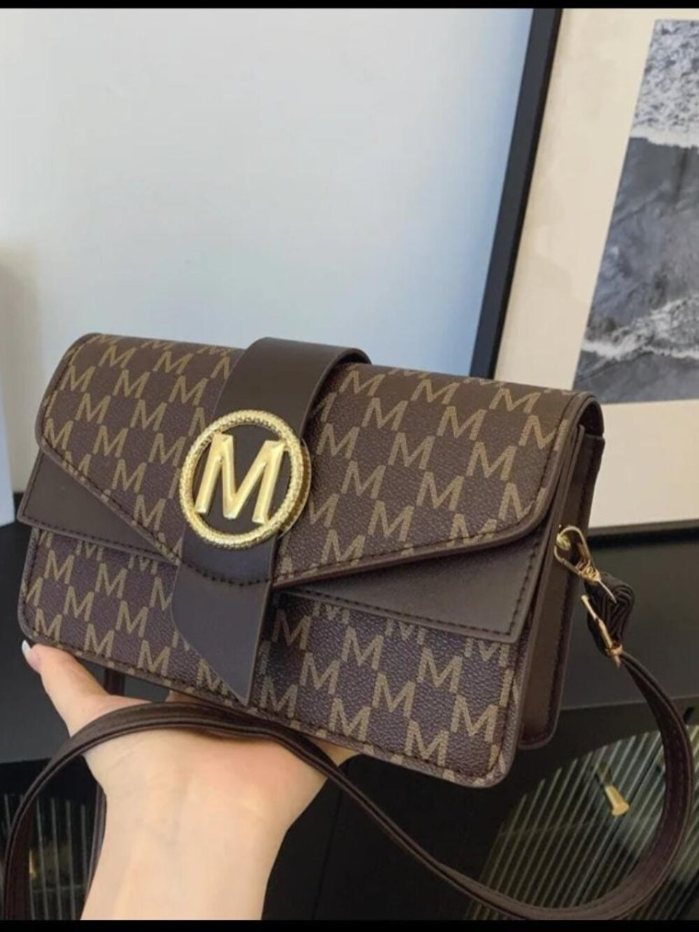 Women's PU Leather Single-Shoulder Bag.
